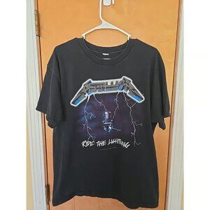 NWT Metallica Ride The Lightning 2007 Tour Concert Punk Rock Band Full Size